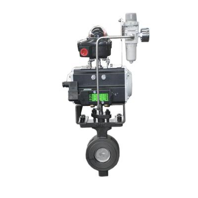 China Excellent Sealing Performance High Performance Pneumatic Butterfly Valve for sale