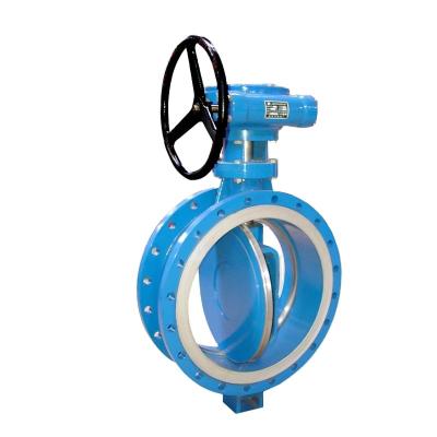 China General Metal Seat Triple Eccentric Eccentric Wafer Butterfly Valve for sale