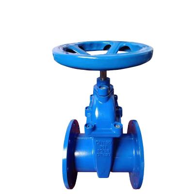 China Anticorrosive Non-Rising Type Resilient Seated Stem Flange Gate Valve for sale