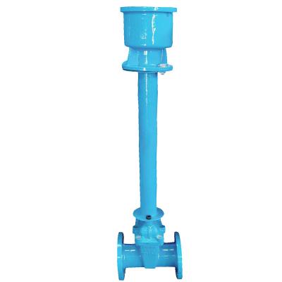 China QT450 DN100 Performance Underground Non-rising Resilient Seated Seated Type Stem Flange Gate Valve for sale