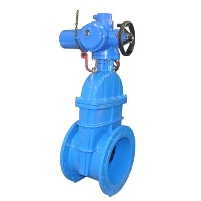 China Non-rising High Strength Ductile Iron Electric Operated Gate Valve for sale