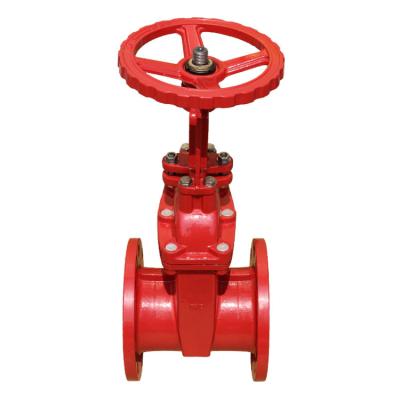 China General Rising Flexible Stem Seat Seal Fire Extinguisher Gate Valves for sale