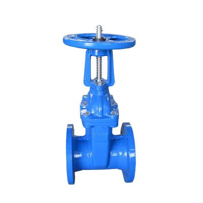 China Quick open and close shaft manual stem pn16 rising open gate valve for sale