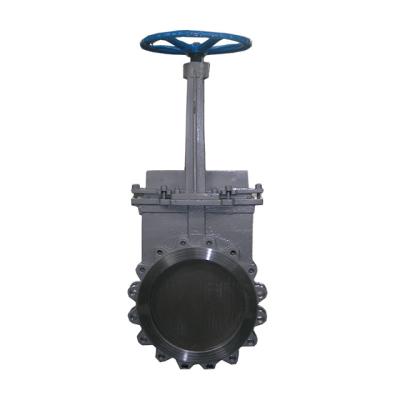 China WCB Mud General Manual Knife Blade Bonnetless Gate Valve for sale