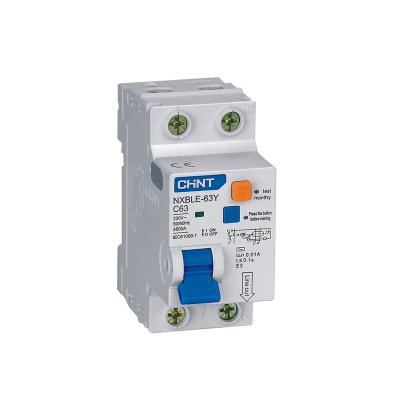 China CHINT CHNT NXBLE-63Y Residual Current Operated Circuit Breaker RCBO NXBLE-63Y for sale