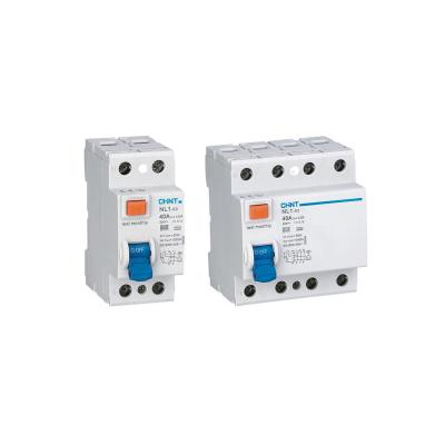 China CHINT CHNT NL1 Residual Current Operated Circuit Breaker Without Magnetic Overcurrent Protection NL1 for sale