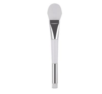 China Soft Mask Silica Gel Hair Brush Beauty Makeup Tools Waterproof Brush Double Head Use for sale