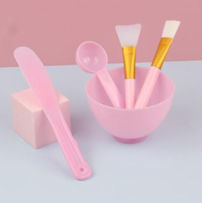 China Waterproof Silica Gel Brush Adjusting Stick Doser Beauty Spa Tool Mask Bowl Set for sale