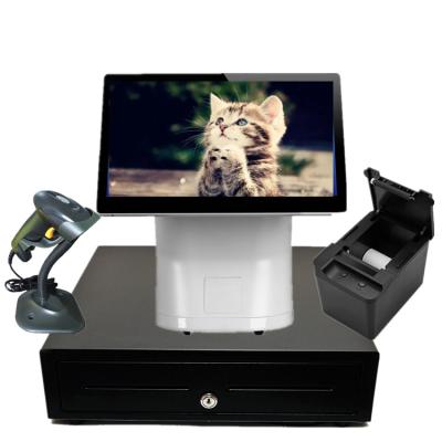 China Mini Android 15inch Touch Screen POS All In One Desktop POS For Clothing Store MSATA 32/64/128/256/512GB for sale