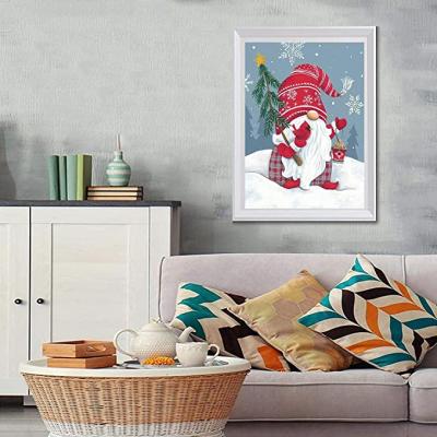 China Wholesale Custom Resin Diamond Painting Santa Claus Resin Diamond Canvas Painting 28 Color for sale