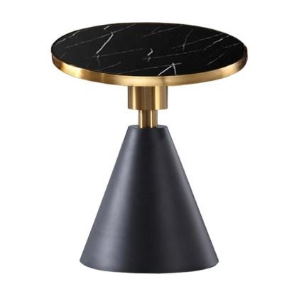 China Muchun Modern Custom Round Marble Metal Furniture Side Tables For Modern Living Room for sale