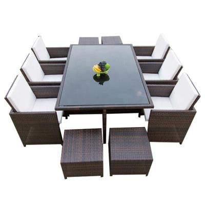 China Best Selling Durable Unique Design Modern Outdoor Rattan Chairs And Table Furniture Garden Set for sale