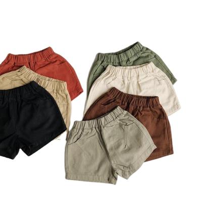 China 2021 QUICK DRY new style summer fashion basic Korean baby shorts baby casual breathable shorts for sale