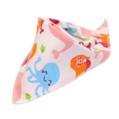 China Hot Sale Baby Bandana Bibs Washable Baby Feeding Shirt Newborn Saliva Towel Boys Girls Stuff Cotton Drip Bibs for sale