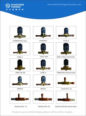 中国 Refrigerator Parts Valve Danfoss Solenoid Volve Flare Connection 販売のため