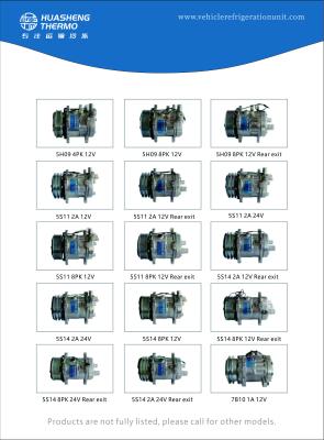 Κίνα Refrigerator Compressor Chiller Parts 12/24V προς πώληση