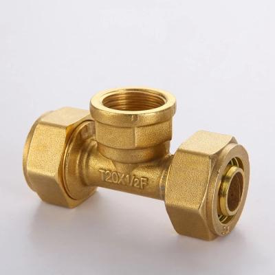 China Brass Pex Water Plumbing Fitting Pex Fittings Al Pex Pipes And Press for sale