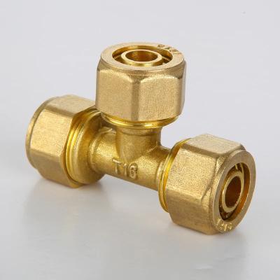 China 28 Threaded Water Uni Insert Brass Machine Press 28 1/4 Fitting Copper And Brass Fittings for sale