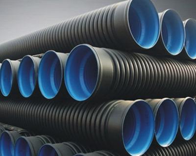 China High Quality HDPE Corrugated Pipe 100mm Corrosion Resistant for sale