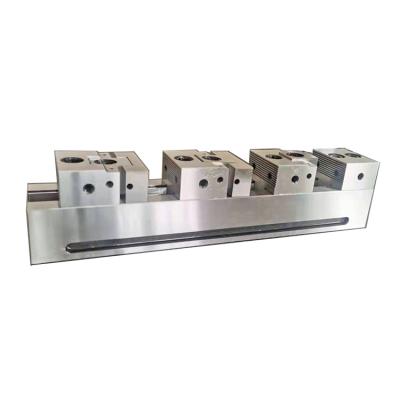 China Garment Shops HT107-75*400 High Precision Multi Clamping Vise For CNC Milling Machine for sale