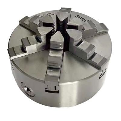 China Lathe Steel Chuck 160mm Six Jaw Chuck Lathe Self-Centering Chuck K13-160 with Hardened Steel for Mini Lathe for sale