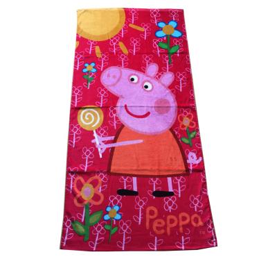 China OEM Child Safe Custom Colorful Microfiber Sublimated Bath Beach Swimming Bath Towel for sale