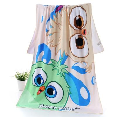 China Non-slip beach towel safe for children yoga mat towel cotton absorption drying swimming towel for sale