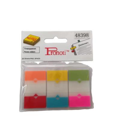 China Self Adhesive 5C Film Pagemarker In Refillable Sticky Notes Dispenser for sale