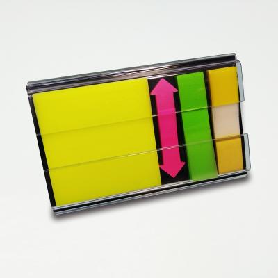 China 2022 New Self Adhesive Movie Note and Flag Neon Set with Name Card Holder Sticky Notes for sale