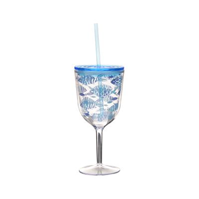 China AS 2017 New Design 10oz Wholesale Glitter Tumbler With Straw for sale