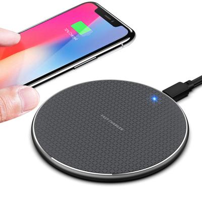 China Custom Wholesale 15W 10W Universal Wireless Cell Phone Pad Qi Fast Charging Mobile Phone Qi Wireless Charger For iPhone For Samsung for sale