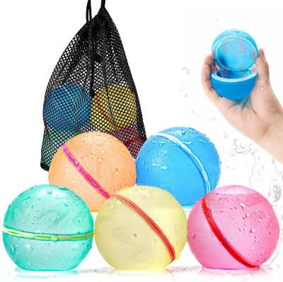 China 2022 Summer Game Toys Water Balloon Sufficiency Magnet Reusable Magic Self-Sealing Quick Easy Quick Water Balloons For Kids for sale