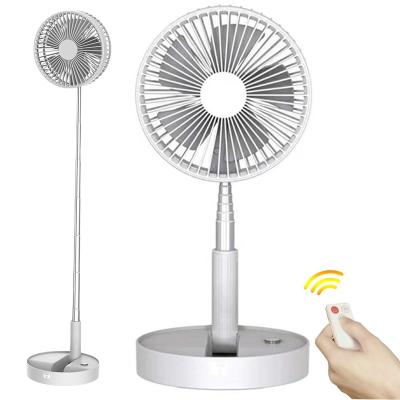 China Foldable Portable Adjustable Foldable Table Fan 7200mAh Battery KC certificate USB Rechargeable Folding Telescopic Desk Stand Mini Fan for sale