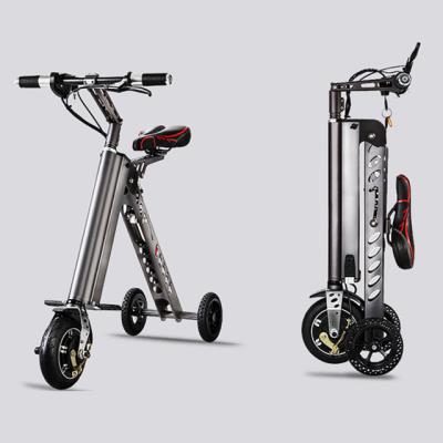 China Aluminum alloy 3 wheel portable folding electric bike/electric bicycle/mini folding e-bike/ebike for sale