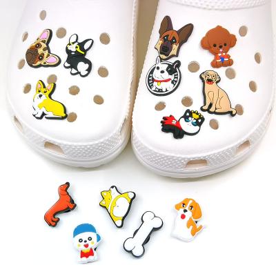 China Clog Charms Shiny Shoe Decorations As Picture Cartoon Croc Charms Luxury Customized Shoes Charm New Panda Animal PVC 100 Pcs for sale