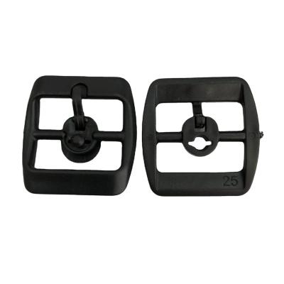 China Shoe Buckle Wholesale 25mm Plastic Shoe Buckle With Pin Buckle For Shoe Sandal YW-155 for sale