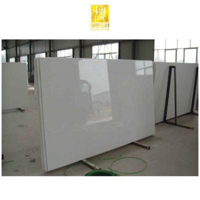 China Artificial modern BOTON STONE nano white marble price for step artificial nano white marble crystallized glass for sale