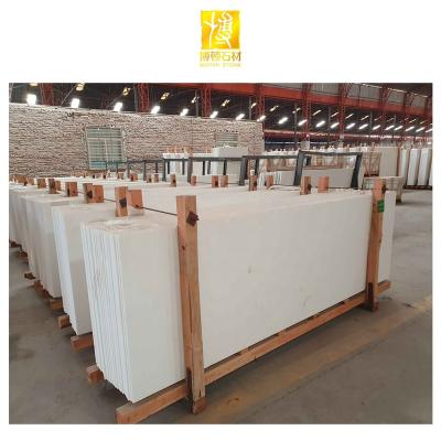 China BOTON STONE 20mm Modern Nano White Nano Artificial Marble Nano Glass Countertops for sale