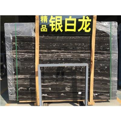 China Factory Supply Modern Dragon Marble Slab For Silver Background for sale