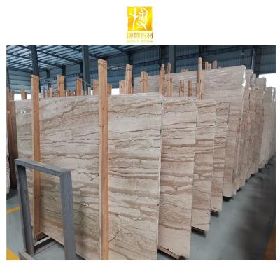 China Modern Hot Sales Dino Beige 15mm Thickness Marble Slab Flooring Tiles for sale