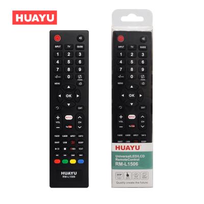 China HUAYU RM-L1506 Smart TV Netflix 3D TV Home Automation Remote Universal Remote Controls For All LED LCD TV for sale