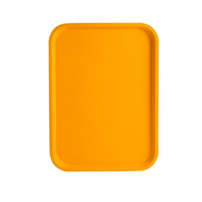 China Yellow tray for hotel/guest room/home/commercial use, breakfast tray, serving trays 1014 for sale