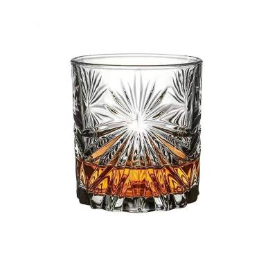 China Inventory 300ml Wine Glass Whiskey Glasses Whiskey Glass Wholesale Lead Free Sublimation Glass for sale