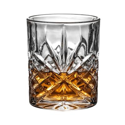 China Factory Wholesale Customized Whiskey Glass 320Ml 11Oz Glass Whiskey Accessories Durable Glass Cup Bar for sale