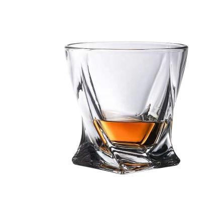 China Factory Wholesale Transparent Glass Drinkware Accessories Bar Whiskey 300ml Cup Whiskey Glass for sale