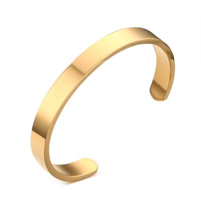 China RINNTIN OTB301 Jewelry Wholesale China Stainless Steel Metal Gold Men's Bangle Cuff Bracelets CLASSIC for sale