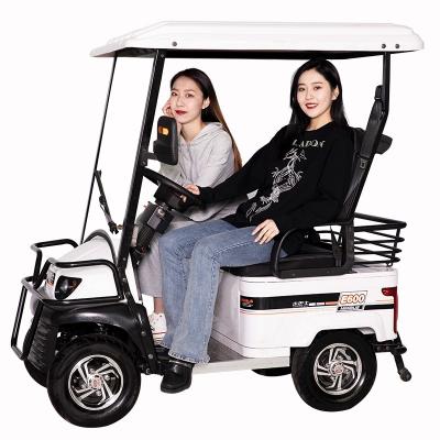 China New New Electric Four Wheel Passenger Power Tourist High End Leisure Open Body For Four Wheeler With 2 Seats for sale