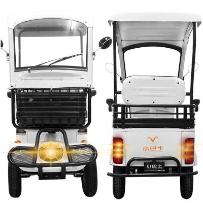 China New High-End Leisure Electric Four-wheel Electric Power Two Person Open Body Passenger Tricycle For Four Wheeler With 2 Seats for sale