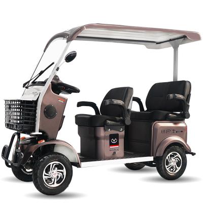 China Factory price passenger with music for new energy leisure electric seats 3 for four wheel open body for elderly adult for sale