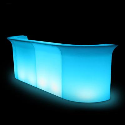 China Hotel Factory Price Nightclub 16 Color Changing And IR LED Restaurant Bar Counter Remote Control Design for sale